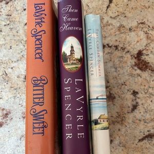 LA VYRLE SPENCER 3 HARD COVER BOOKS.